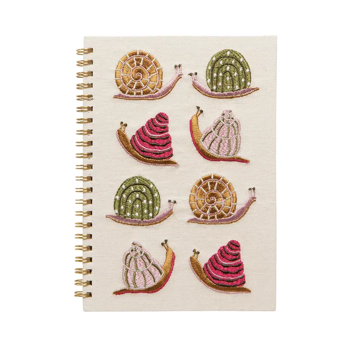 Danica Rings Ring Bound Embroidered Notebook