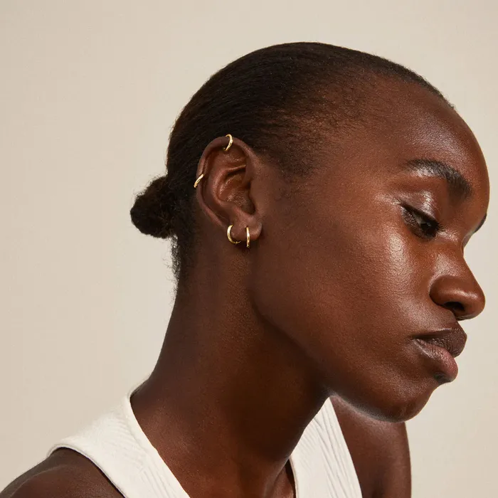 Earrings Ariella Gold Plated Hoop Set Pilgrim