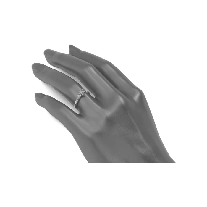 MyUniqueRing Rings Deer Ring Deer Engagement Ring White Gold Deer