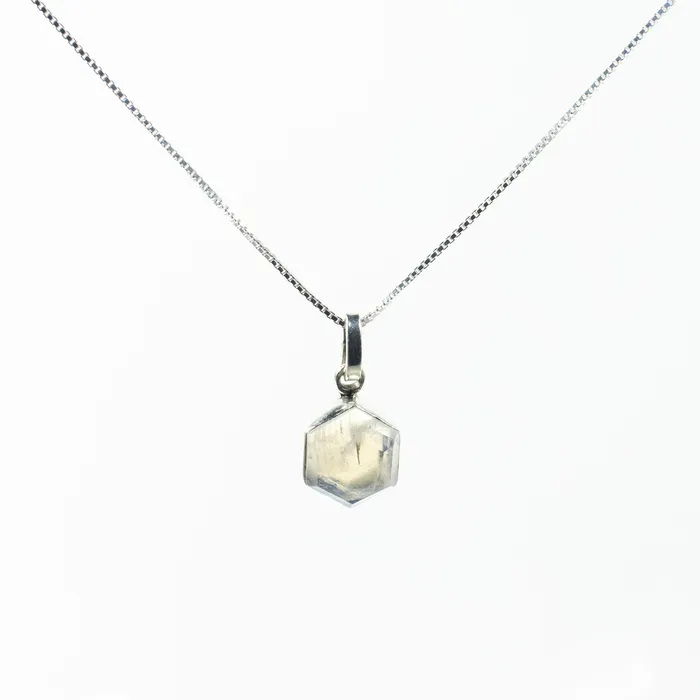 Necklaces Saraswati Silver Honeybee Necklace