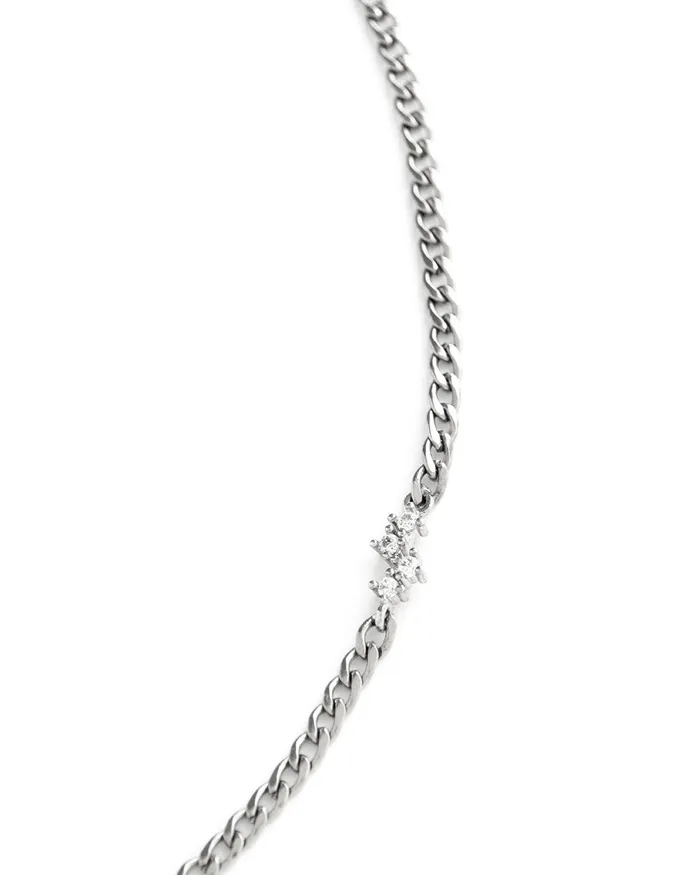 Necklaces WellDunn Strada Silver Necklace