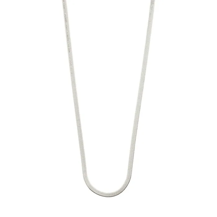 Pilgrim Necklaces Joanna Silver Plated Herringbone Chain
