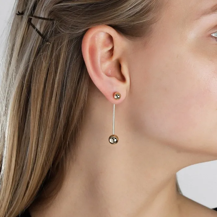 Pilgrim Poe Gold Plated Earrings Earrings