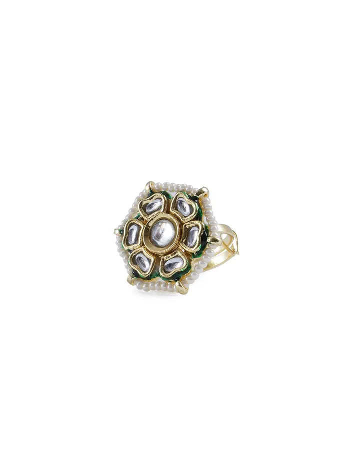 Rings Curio Cottage Blooming Daisy Kundan Ring Rings Curio Cottage Blooming Daisy Kundan Ring
