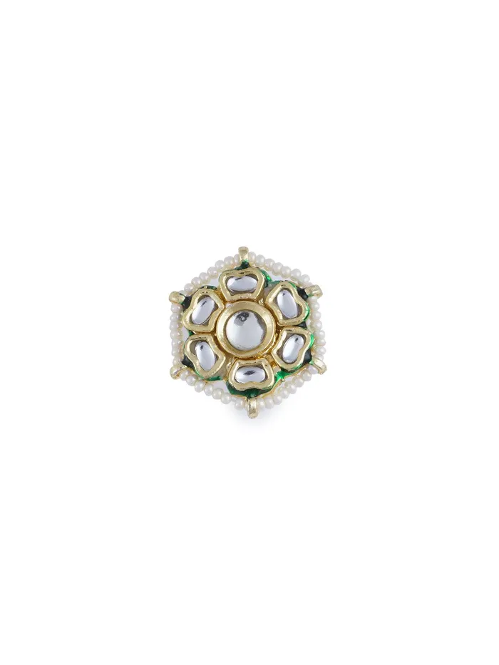 Rings Curio Cottage Blooming Daisy Kundan Ring Rings Curio Cottage Blooming Daisy Kundan Ring