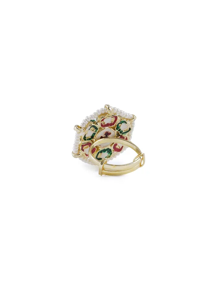 Rings Curio Cottage Blooming Daisy Kundan Ring Rings Curio Cottage Blooming Daisy Kundan Ring