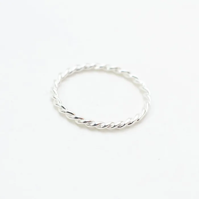 Tashi Rings Twisted Silver Ring