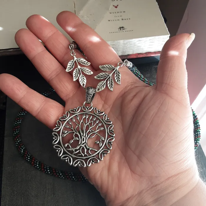 The Worthy Witch Necklaces Tree of life bead stitched necklace