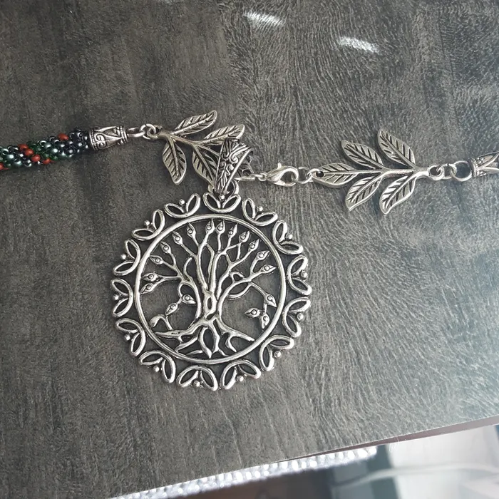 The Worthy Witch Necklaces Tree of life bead stitched necklace