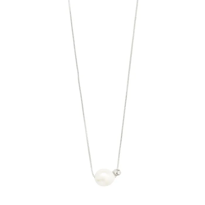 Trust Silver Plated Pearl Necklace Pilgrim Necklaces
